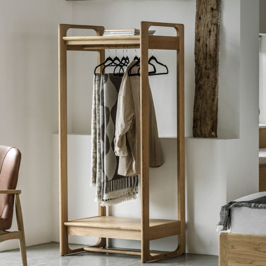 Nordic Styled Open Wardrobe - The Farthing