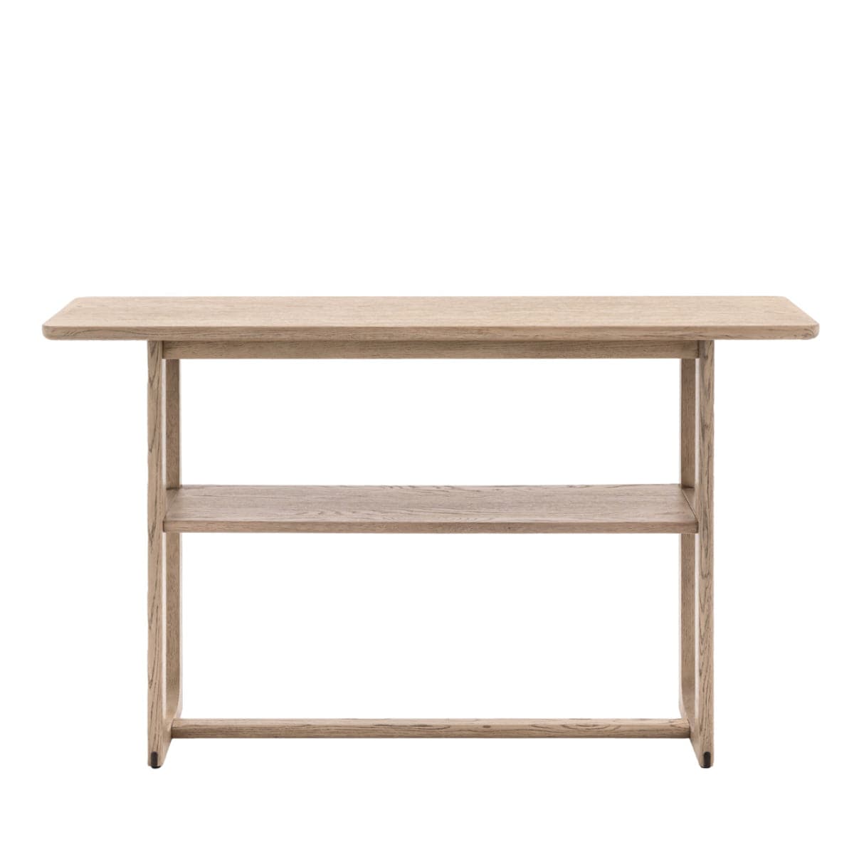 Nordic Styled Smoked Oak Console Table - The Farthing