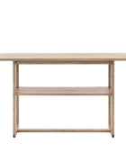 Nordic Styled Smoked Oak Console Table - The Farthing