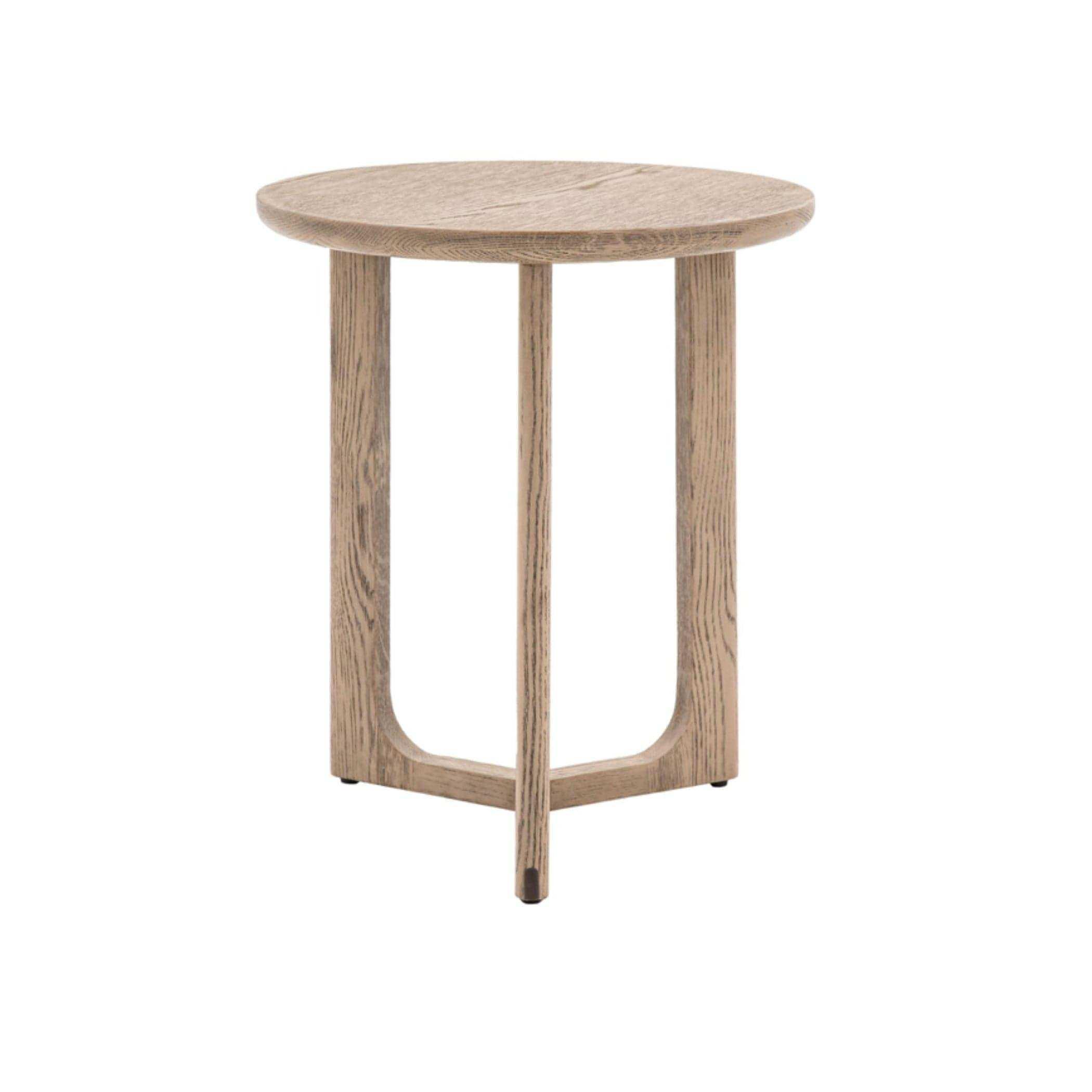 Nordic Styled Smoked Oak Side Table - The Farthing