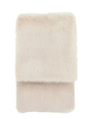 Oatmeal Faux Fur Throw - The Farthing