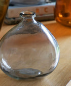 Organic Shape Grey Glass Vase - The Farthing