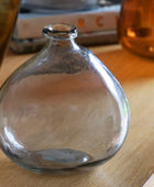 Organic Shape Grey Glass Vase - The Farthing