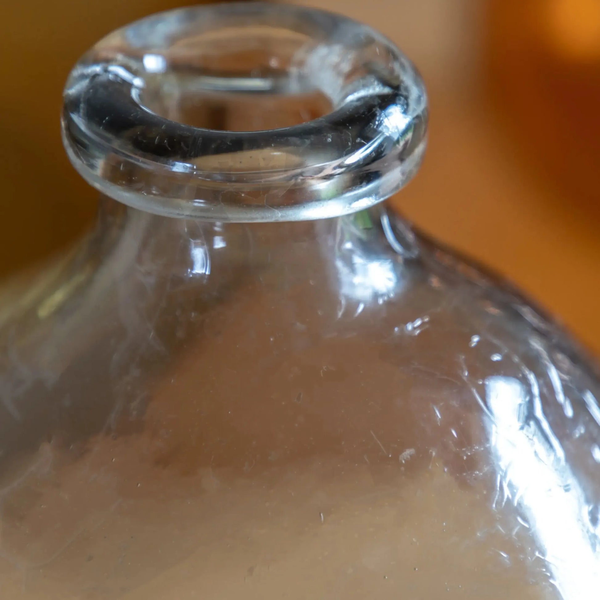 Organic Shape Grey Glass Vase - The Farthing