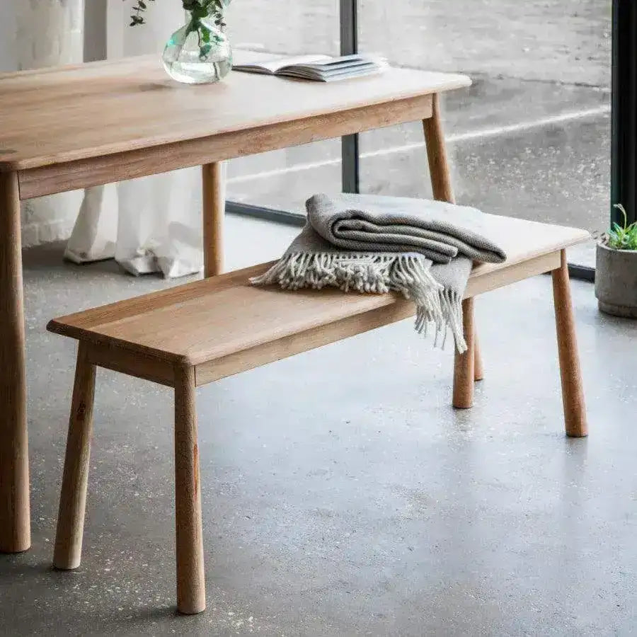 Timeless Oak Kitchen Dining Bench: Stylish & Durable Seating Solution