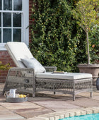 Outdoor Faux Rattan Sun Longer - The Farthing