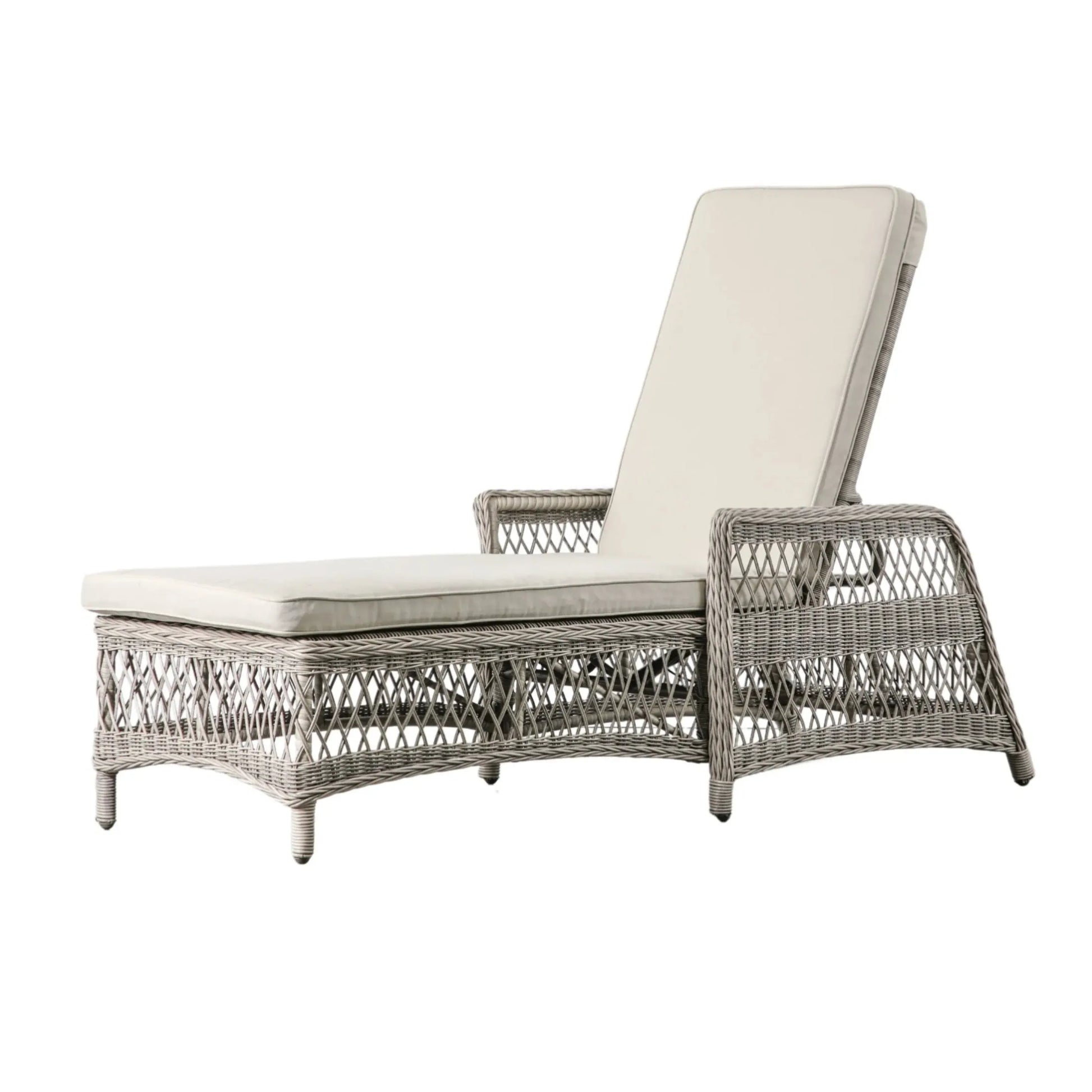 Outdoor Faux Rattan Sun Longer - The Farthing