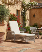 Outdoor Faux Rattan Sun Longer