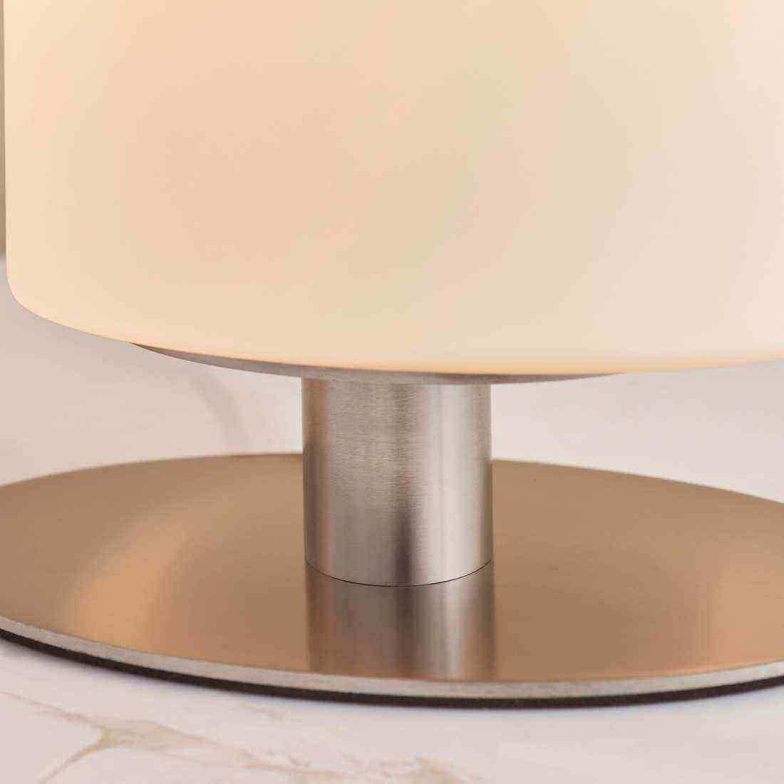 Oval Shaped Glass Table Light - The Farthing
