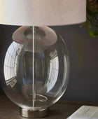 Oversized Oval Glass Table Lamp - The Farthing