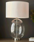 Oversized Oval Glass Table Lamp - The Farthing