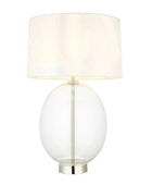 Oversized Oval Glass Table Lamp - The Farthing