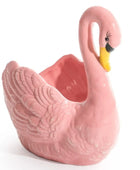 Pink Swan Display Bowl / Planter
