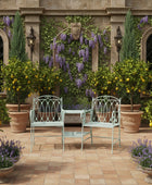 Pistachio Green Metal Twin Garden Seat - The Farthing