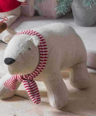 Fabric Polar Bear Doorstop - The Farthing