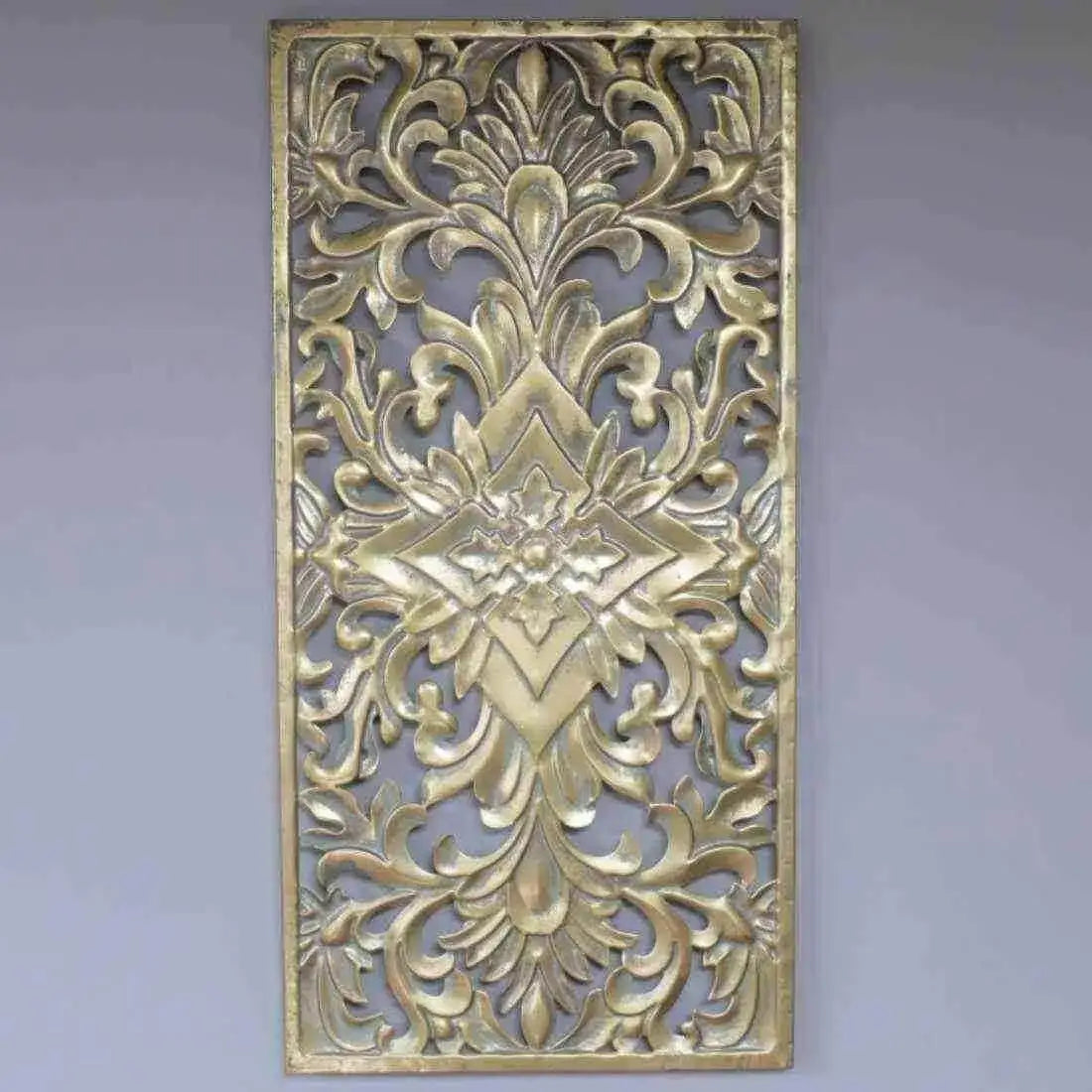 Rectangle Decorative Golden Wall Art - The Farthing
