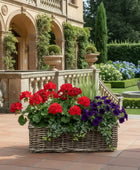 Rectangle Rattan Trough W60cm