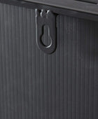 Rectangular Black Outdoor Garden Window Wall Mirror - The Farthing