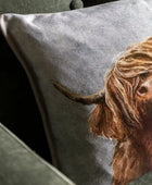 Rectangular Cow Cushion - The Farthing
