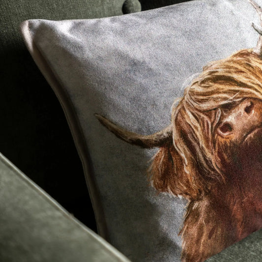 Rectangular Cow Cushion - The Farthing