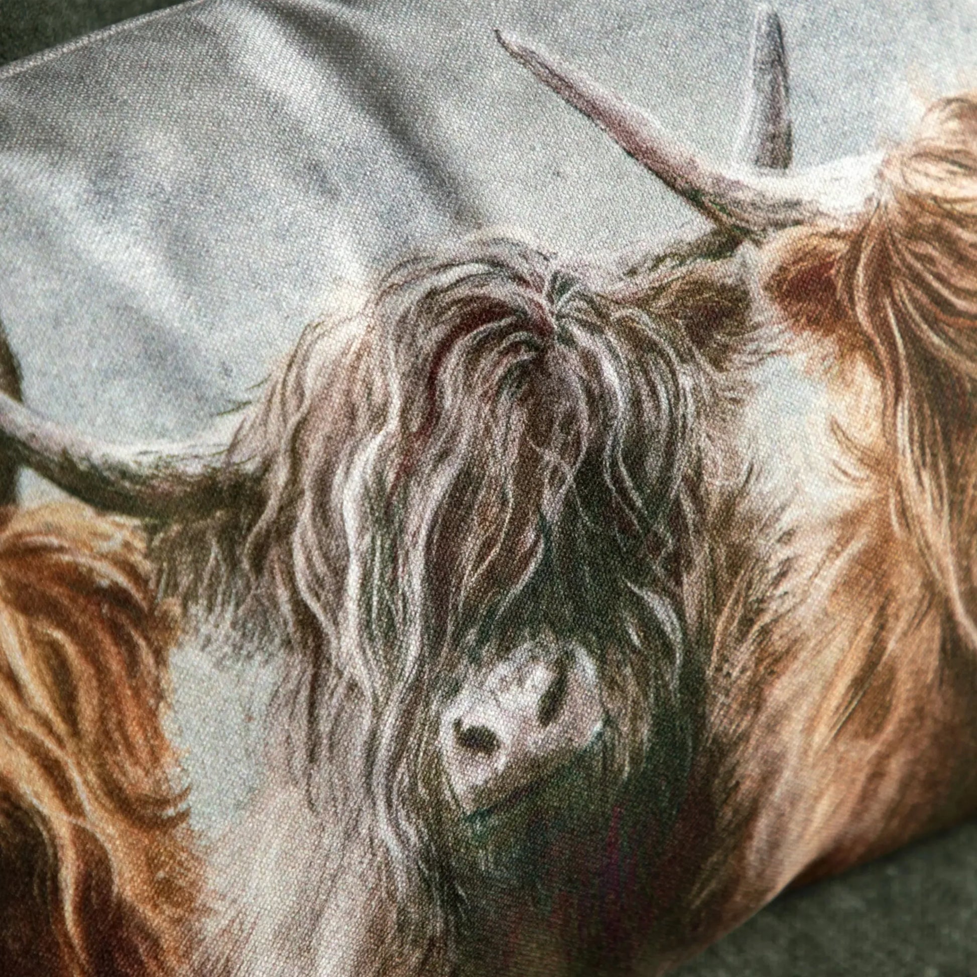 Rectangular Cow Cushion - The Farthing