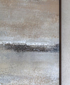 Rectangular Peaceful Landscape Abstract Framed Canvas - The Farthing