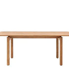 Rectangular Rich Acacia Wood Dining Table (6 - 8 seater) - The Farthing