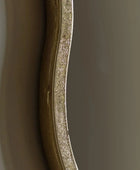 Rectangular Rustic Gold Wavy Edge Wall Mirror - The Farthing