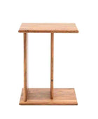 Rich Acacia Wood Side Table - The Farthing