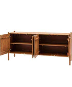 Rich Mango Wood 4 Door Sideboard - The Farthing