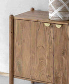 Rich Mango Wood 4 Door Sideboard - The Farthing