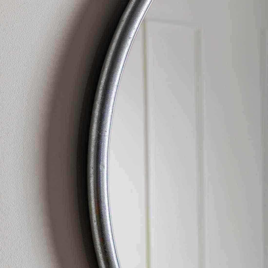 Round Avebury Wall Mirror - Silver - The Farthing