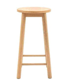 Round Morrish Wood Stool - The Farthing