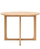 Round Nordic Oak Dining Table - The Farthing