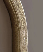 Round Rustic Gold Wavy Edge Wall Mirror - The Farthing