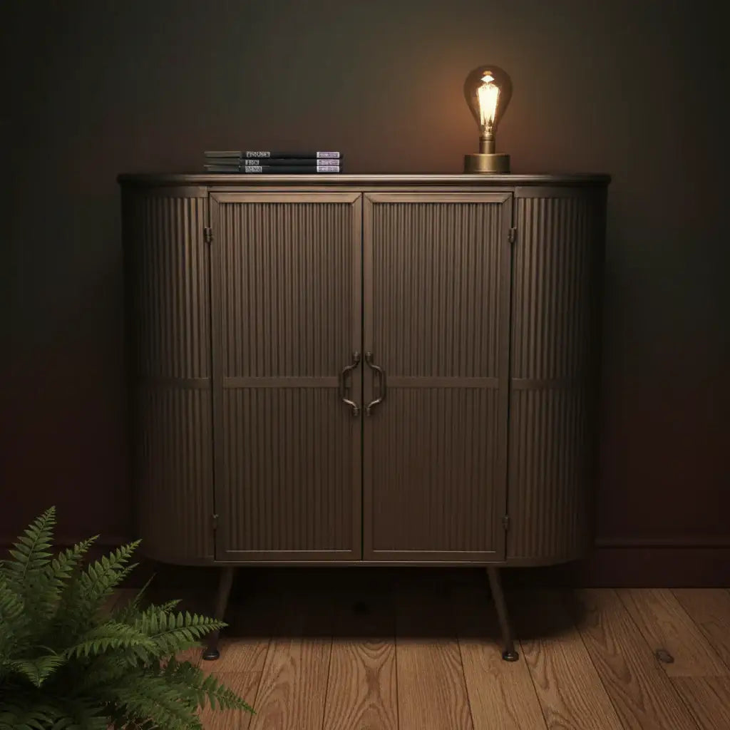 Rounded Edge Metal Storage Cabinet