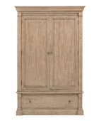 Rustic American Pine 2 Door Wardrobe & Drawer Wardrobe - The Farthing