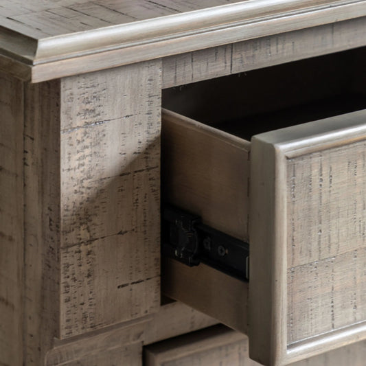 Rustic American Pine 5 Drawer Chest of Drawers - The Farthing