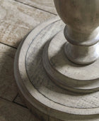 Rustic American Pine Round Side Table - The Farthing