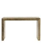 Rustic Chunky Mango Wood Console Table - The Farthing
