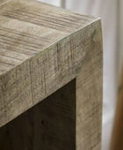Rustic Chunky Mango Wood Console Table - The Farthing