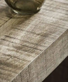 Rustic Chunky Mango Wood Console Table - The Farthing