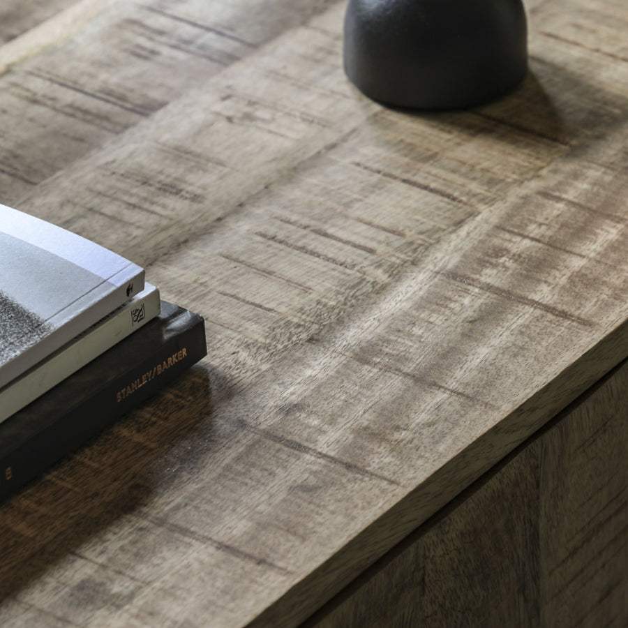 Rustic Chunky Mango Wood Sideboard - The Farthing