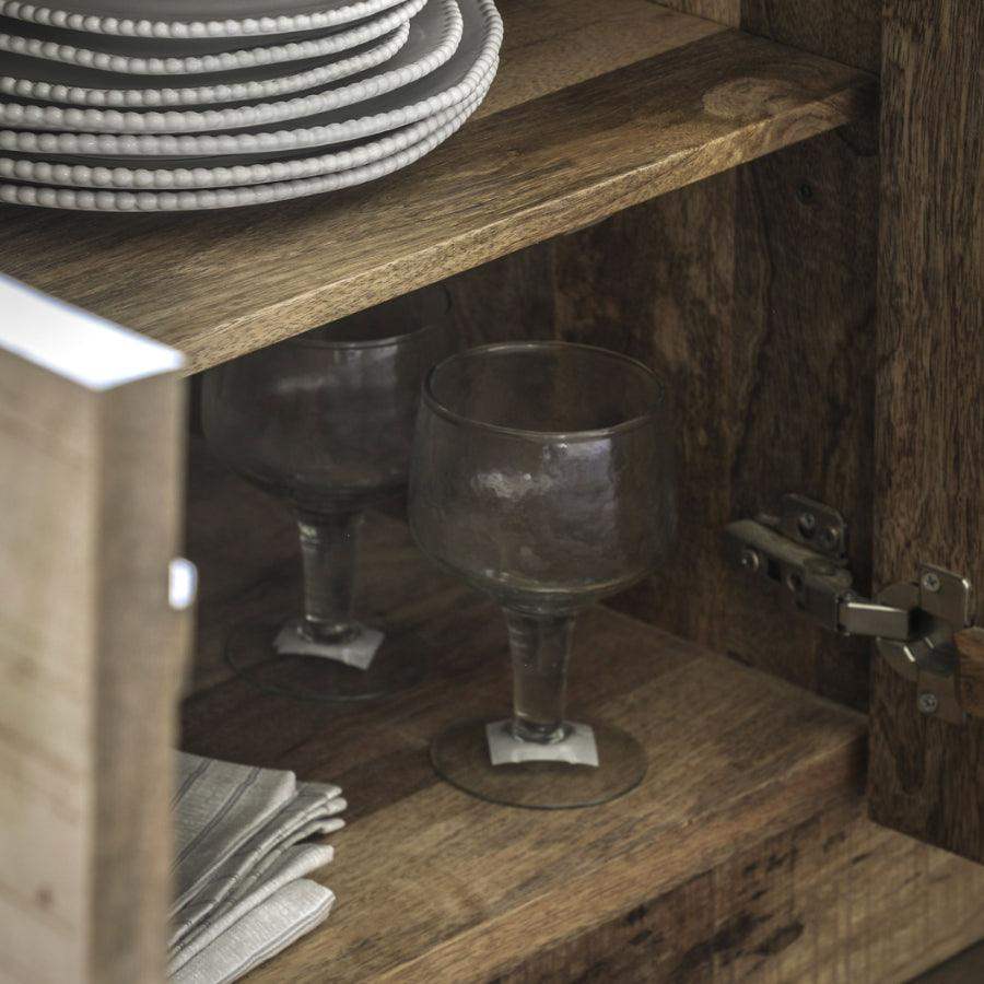 Rustic Chunky Mango Wood Sideboard - The Farthing