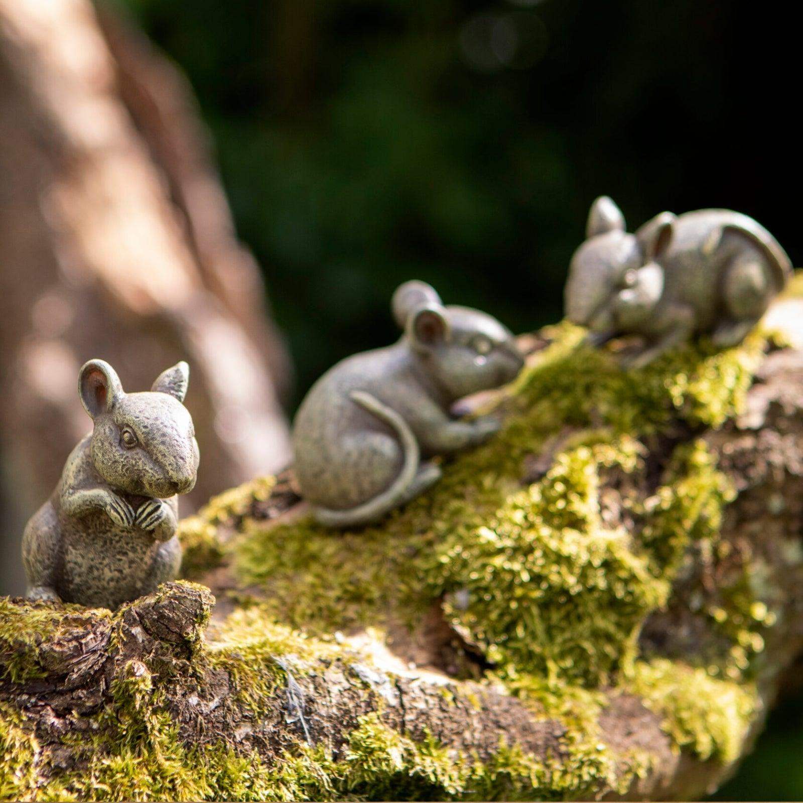 Rustic Farmhouse Mice Ornaments - The Farthing