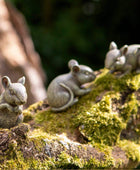 Rustic Farmhouse Mice Ornaments - The Farthing