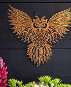 Rustic Flying Owl Metal Wall Art - The Farthing