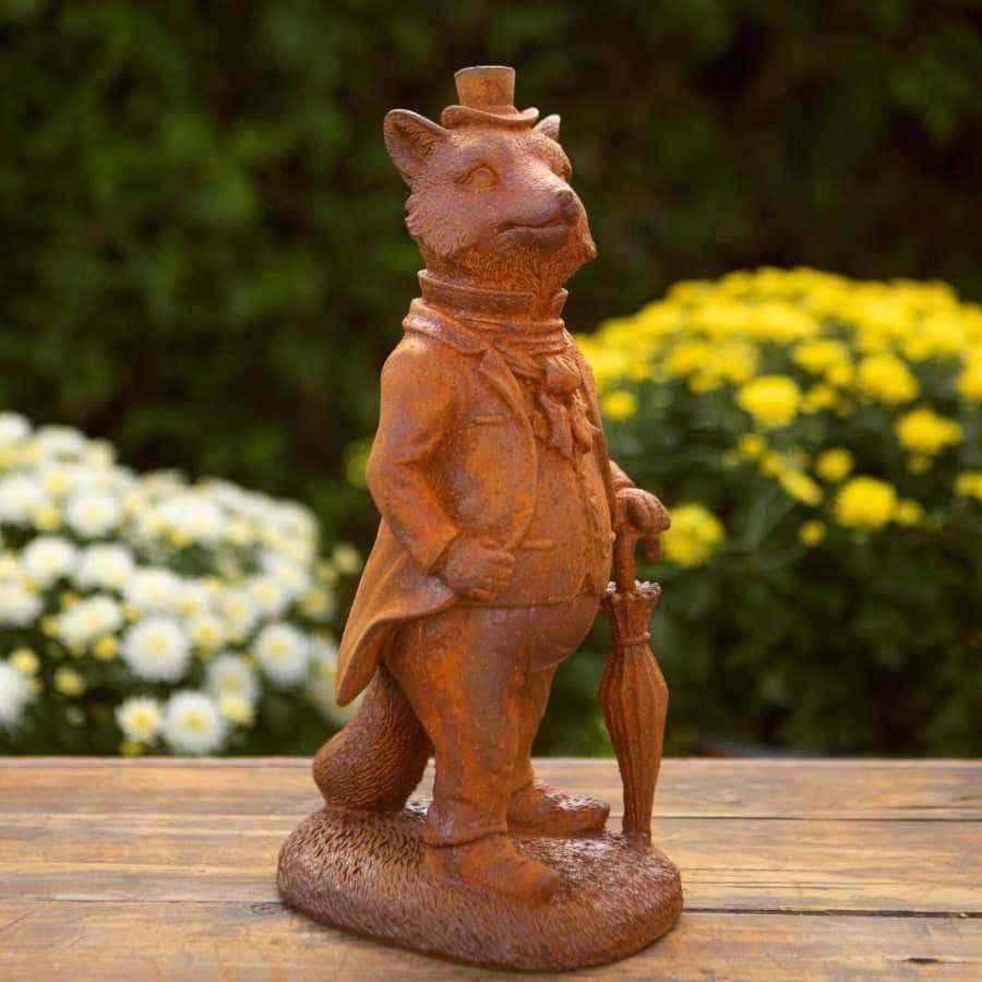 Rustic Garden Mr Fox Ornament - The Farthing