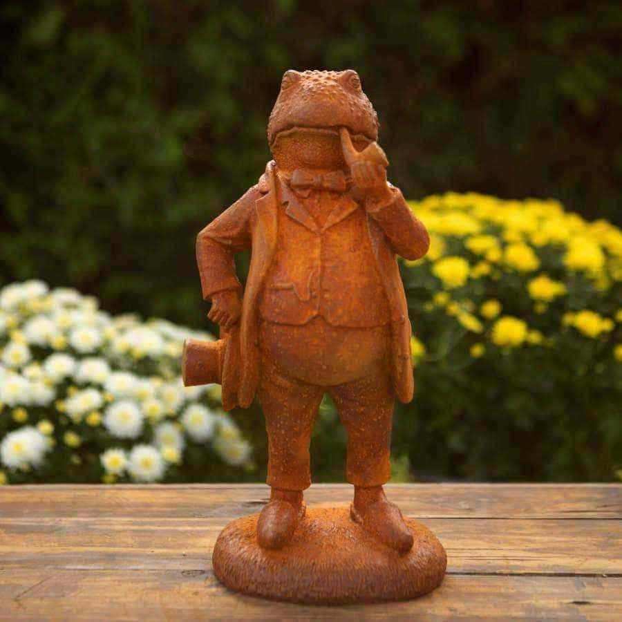 Rustic Garden Mr Toad Ornament - The Farthing