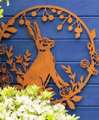 Rustic Hare Garden Metal Wall Art - The Farthing